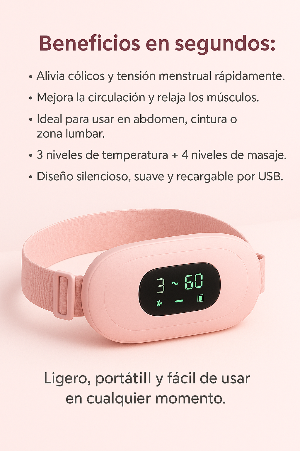 Almohadilla Termica Banda Para Colicos