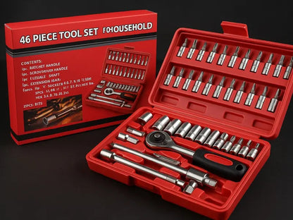 Juego De Herramientas Dados De 46 Piezas