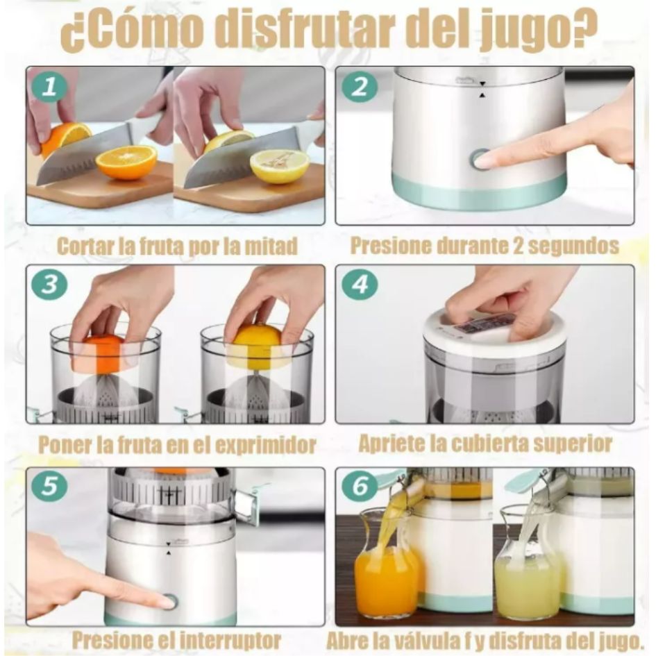 Extractor De Jugo Exprimidor Eléctrico