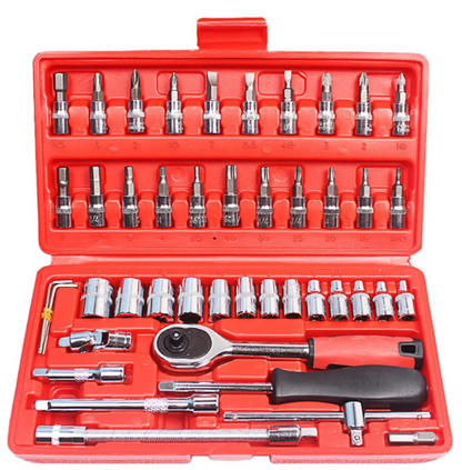 Juego De Herramientas Dados De 46 Piezas