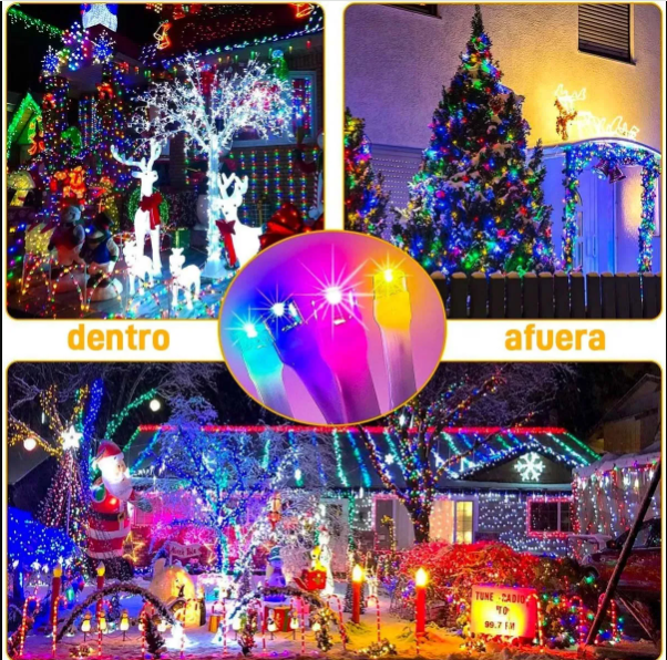 Luces Navideñas de 50 Metros LED