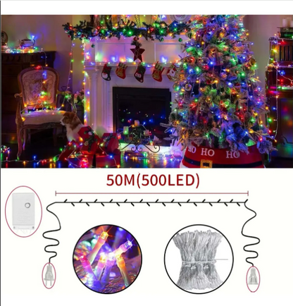 Luces Navideñas de 50 Metros LED