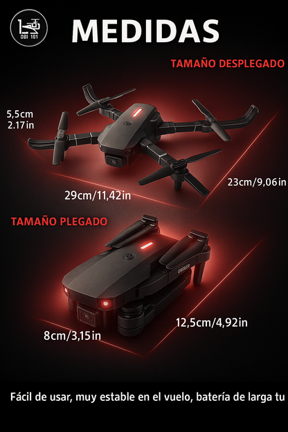 Dron Doble Camara 4k