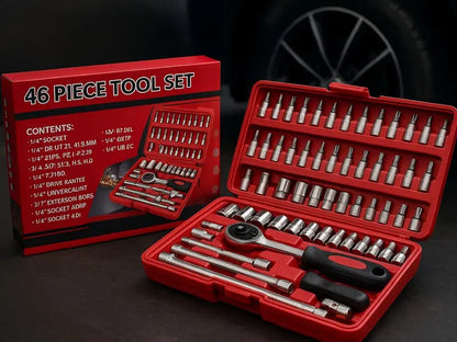 Juego De Herramientas Dados De 46 Piezas