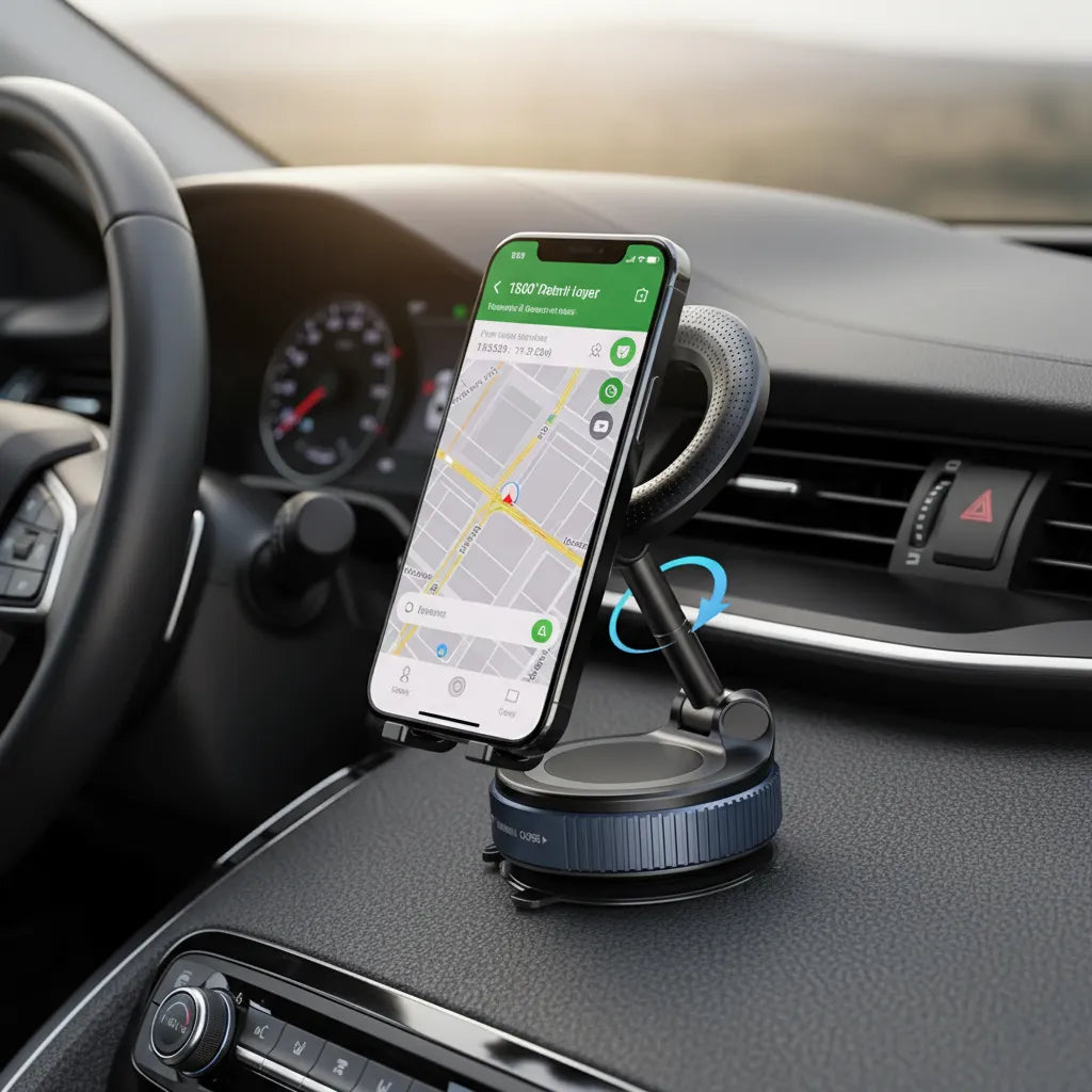 Soporte Magnetico Celular Con Ventosa